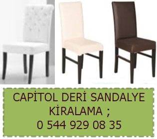 Konya capitol deri sandalye kiralama