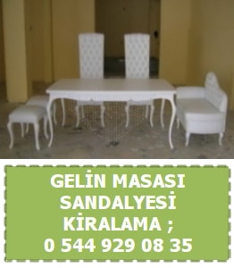 Konya gelin masas sandalyesi kiralama
